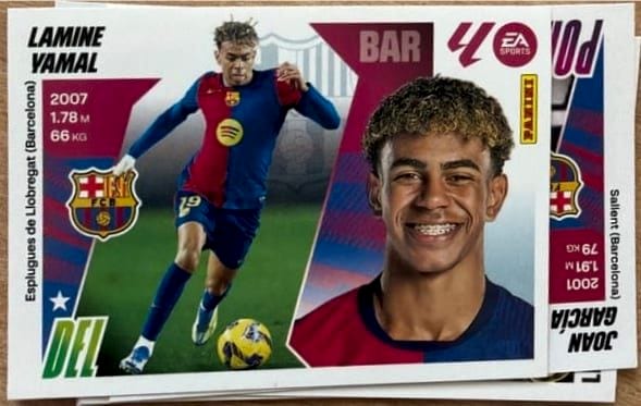 Cromo FCB 19 Lamine Yamal