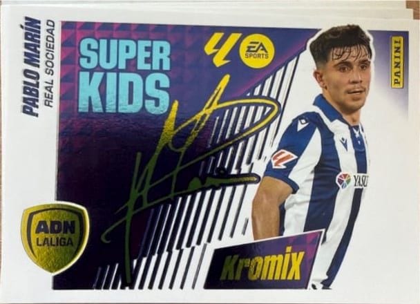 Cromo ADN 15 Pablo Marín (Real Sociedad)