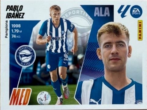 Cromo UF 3 Pablo Ibáñez (Alavés)