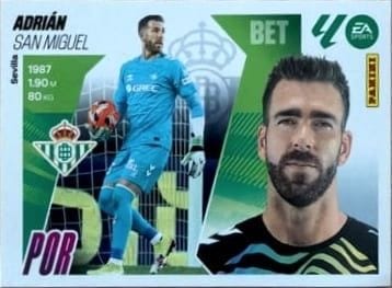 Cromo BET 4 Adrián